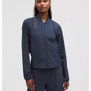 Mesh-Ventilated Tennis Jacket